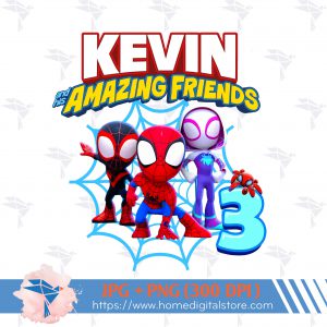 Birthday Boy Spidey and His Friend