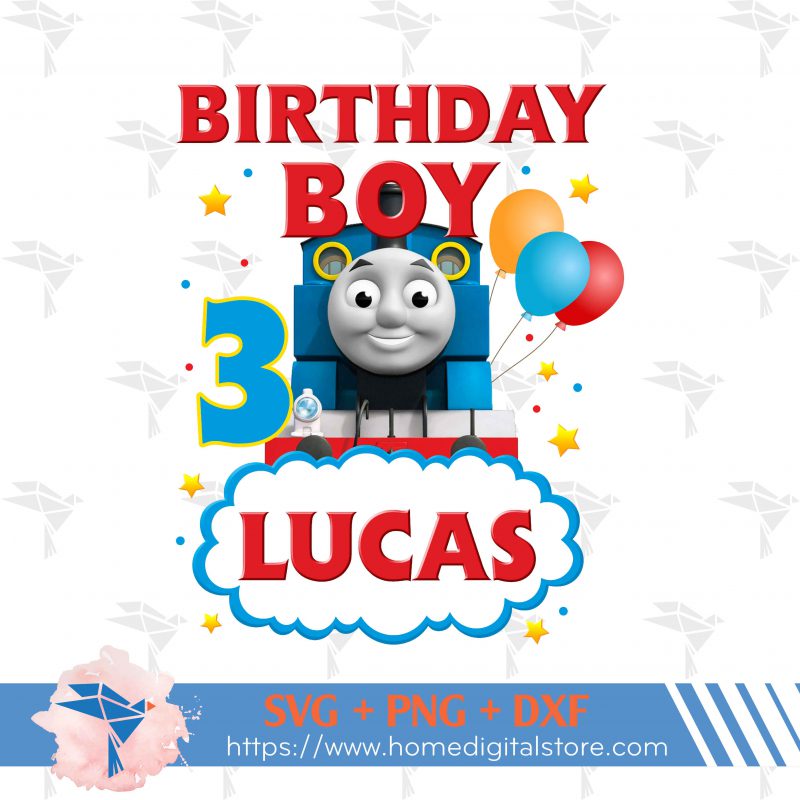 Thomas Train Birthday PNG, JPG