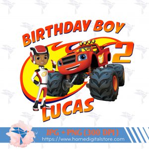 Birthday Boy Blaze Monster