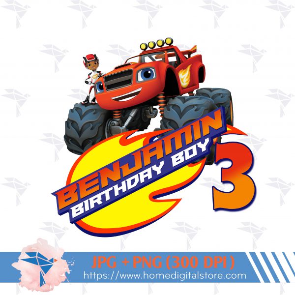 Birthday Boy Blaze Monster