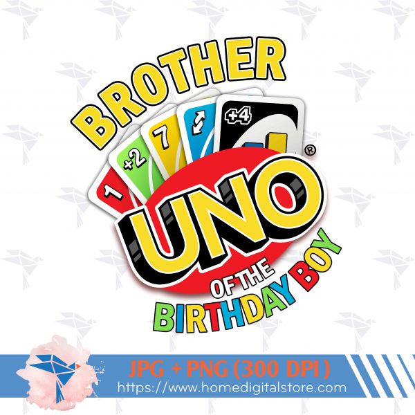 Brother of the Birthday Boy UNO