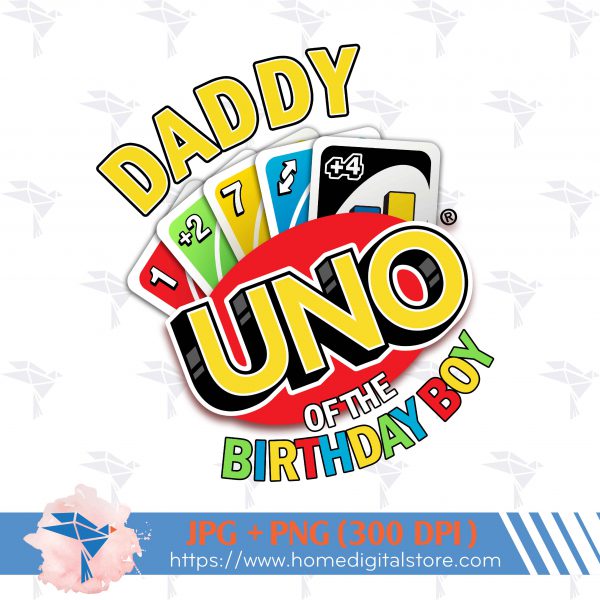 Daddy of the Birthday Boy UNO