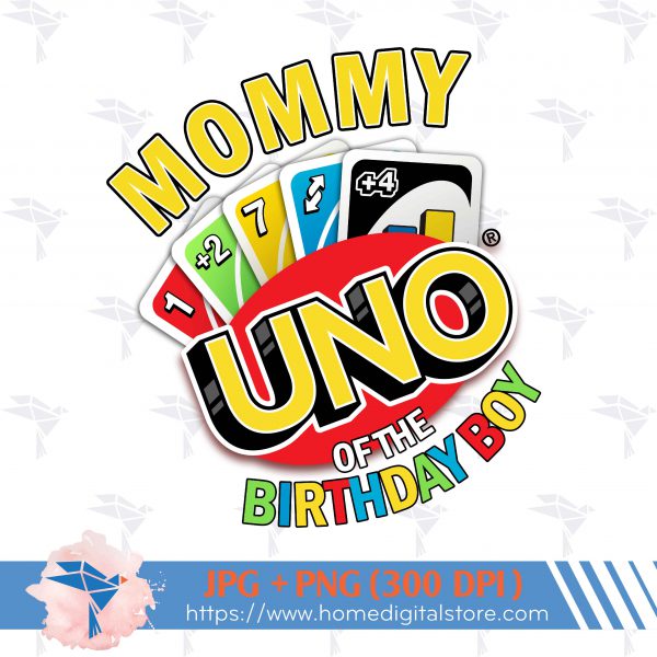 Mommy of the Birthday Boy UNO