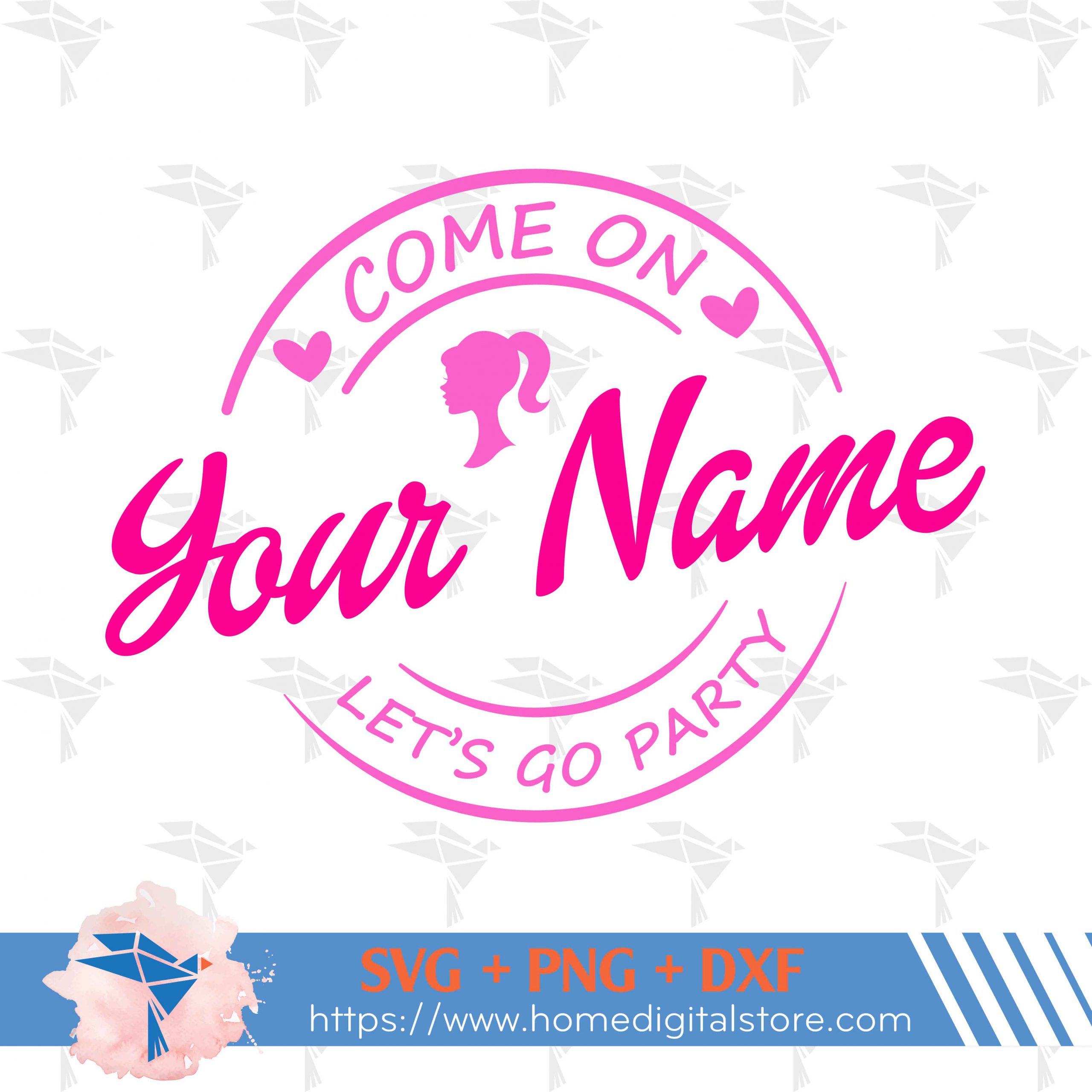 Barbie Logo SVG, PNG, DXF. Instant download files for Cricut Design Space,  Silhouette, Cutting, Printing, or more