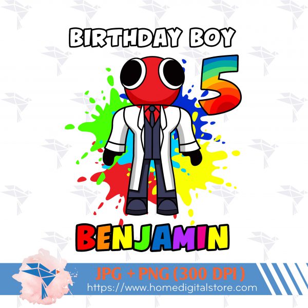 Birthday Rainbow Friend