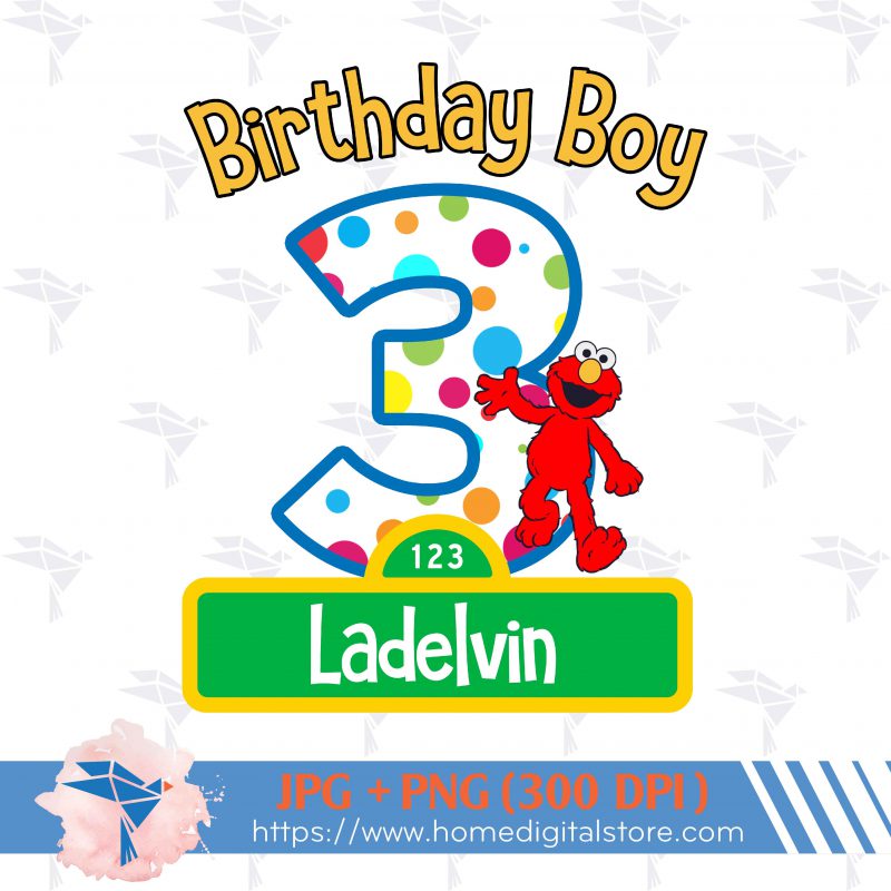 Sesame Street Birthday Boy Png, Jpg