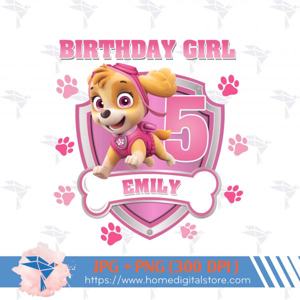 Paw Patrol Birthday Girl