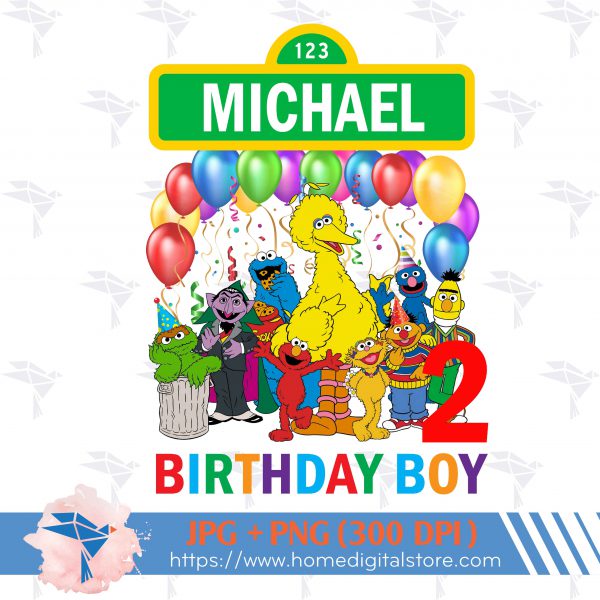Birthday Boy Sesame Street