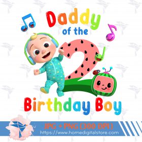 Birthday Daddy Cocomelon PNG, JPG