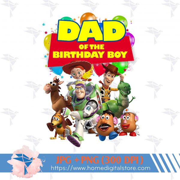 Dad of the Birthday Boy Toy Story