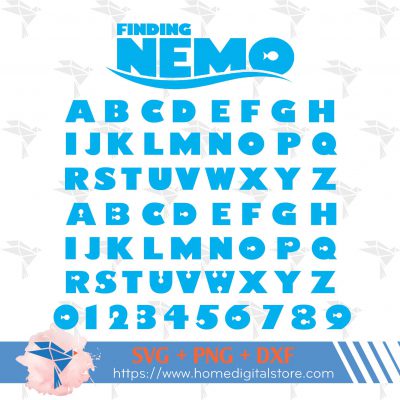 Finding Nemo Font PNG, JPG