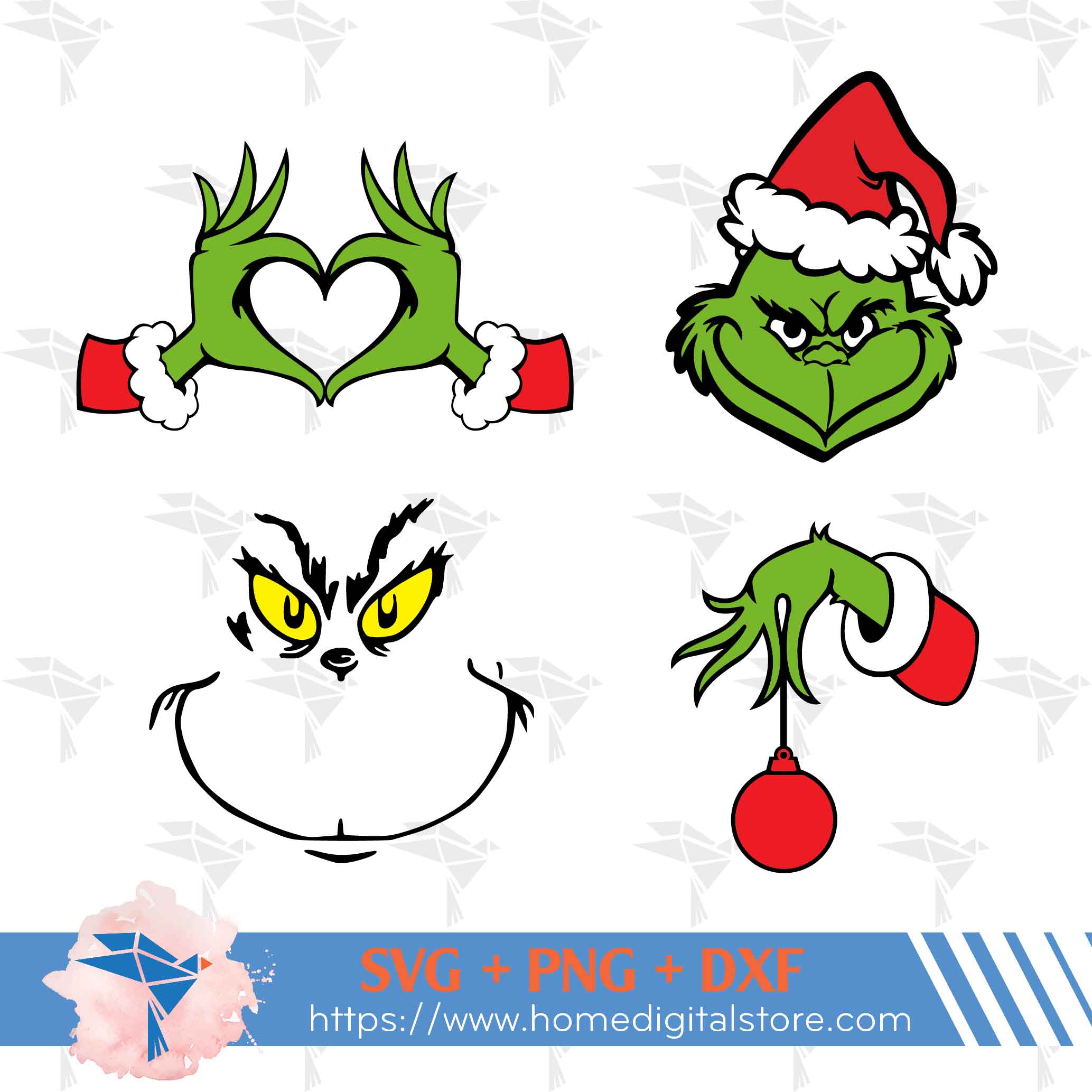 Grinch Svg, Christmas Truck Svg, Merry Christmas SVG Files For