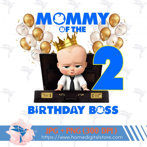 Mommy of the Birthday Baby Boy Boss