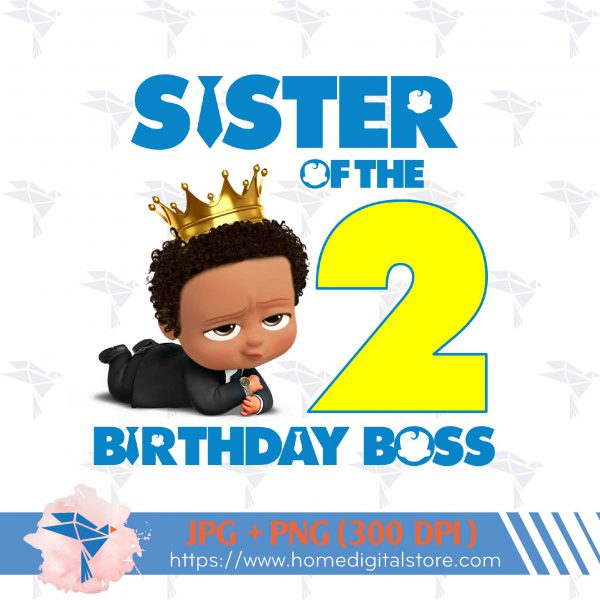 Sister of the Afro Birthday Boy Boss
