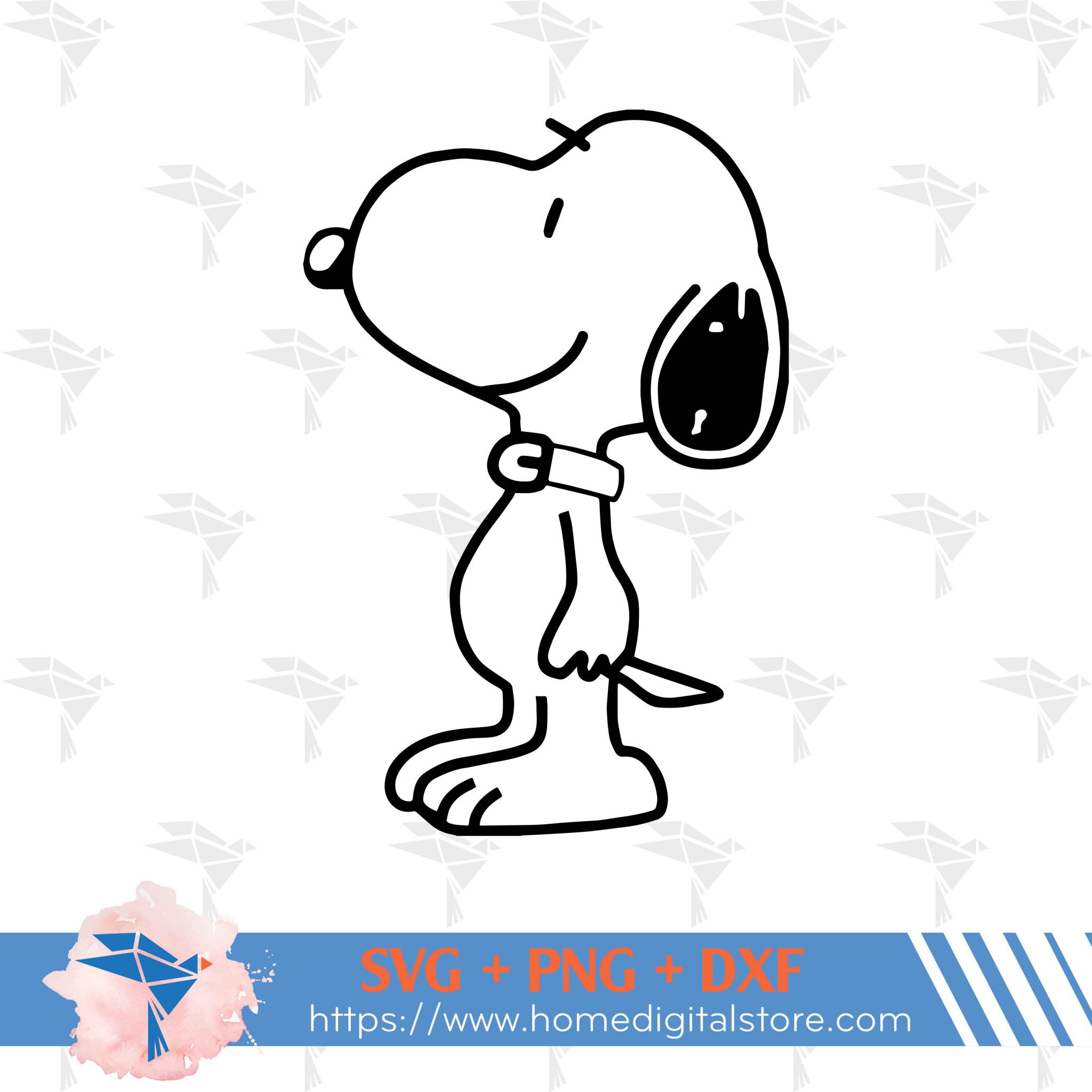 Snoopy SVG, PNG, DXF