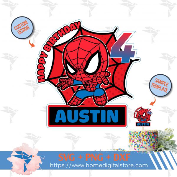 Baby Spiderman Topper