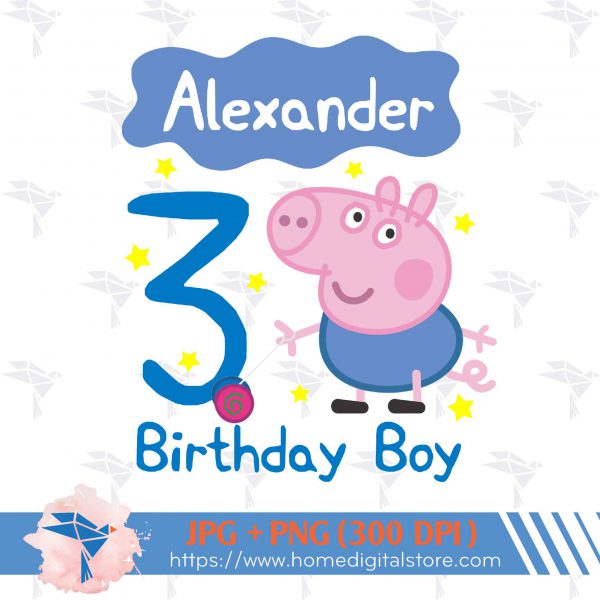 Birthday Boy Peppa Pig