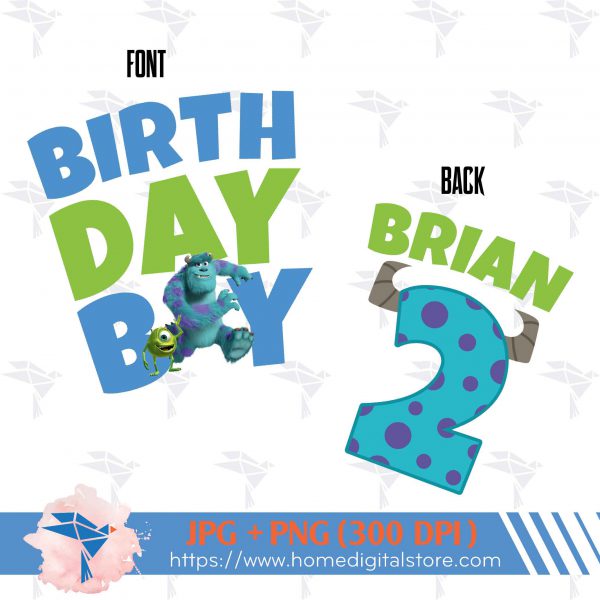 Birthday Boy Monster