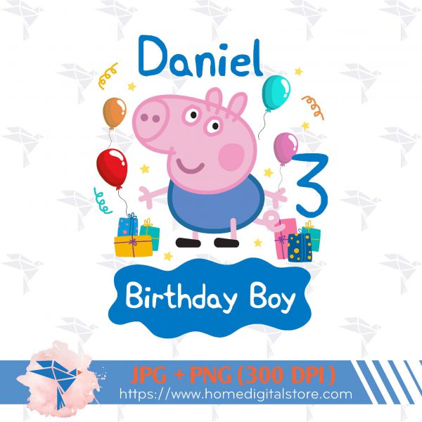 Birthday Boy Peppa Pig