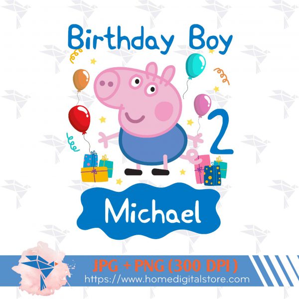 Birthday Boy Peppa Pig