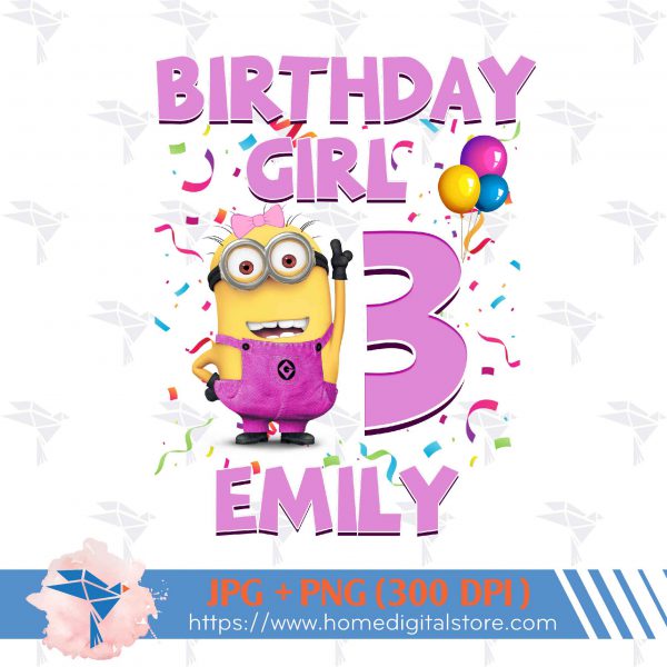 Birthday Girl Minion