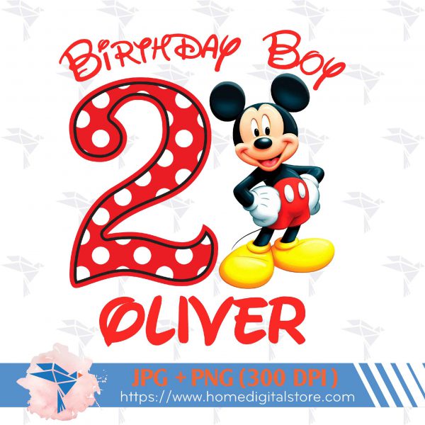 Birthday Mickey