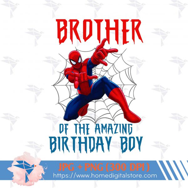 Brother of The Amazing Birthday Boy Spiderman