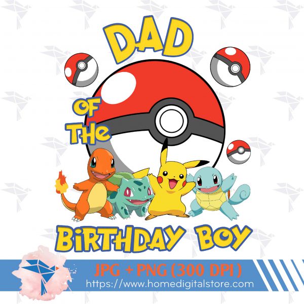 Dad of the Birthday Boy Pokemon
