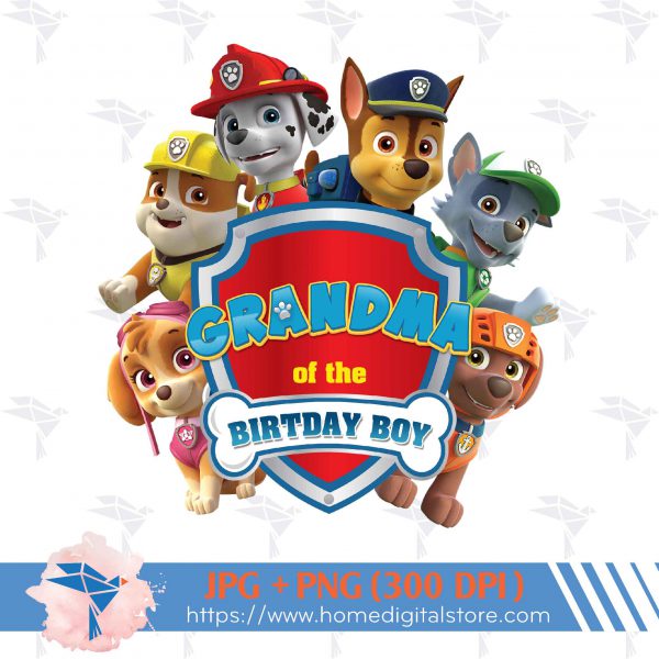 Grandma of the Birthday Boy Paw Patrol