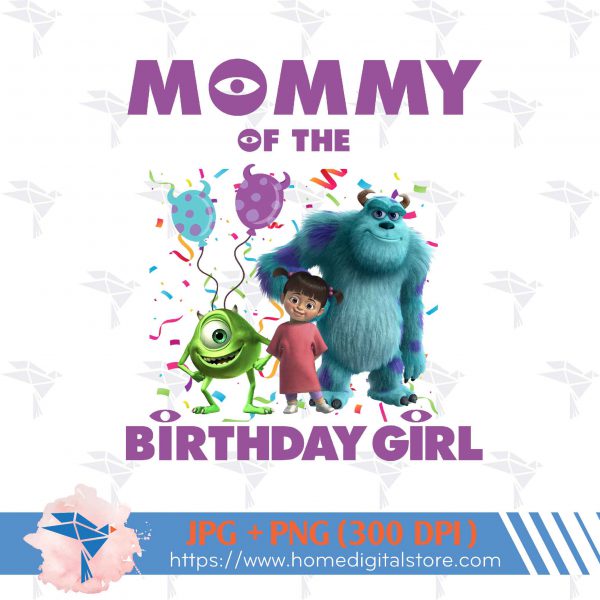 Monster Mommy of the Birthday Girl