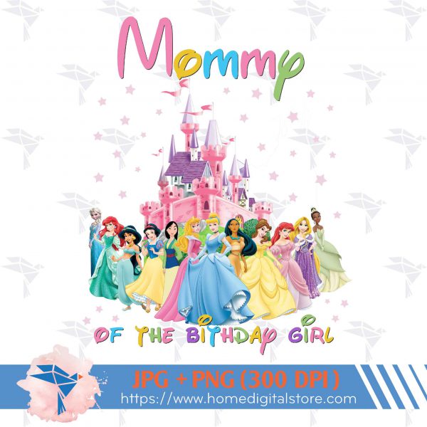 Mommy of the Birthday Girl Princess