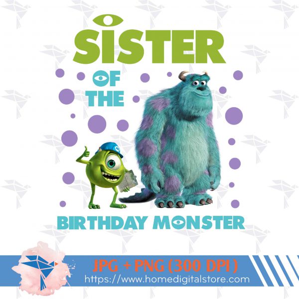 Sister of the Birthday Boy Monster
