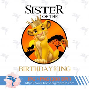 Sister of the Birthday Boy Lion King