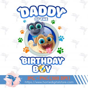 Daddy of the Birthday Boy Puppy Dog