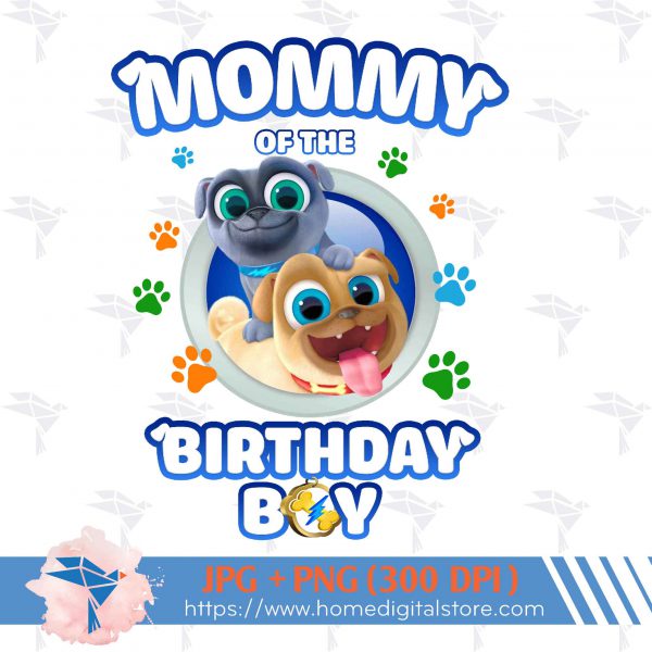 Mommy of the Birthday Boy Puppy Dog
