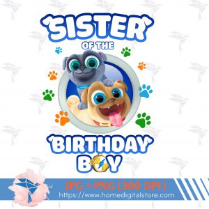 Sister of the Birthday Boy Puppy Dog