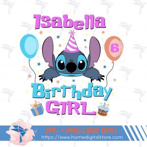 Stitch Birthday Girl