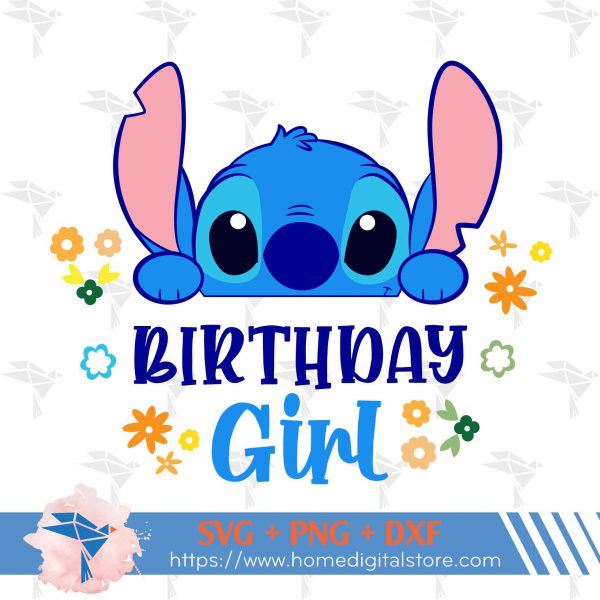 Stitch Birthday Girl