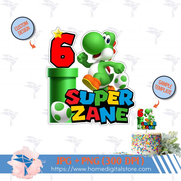 Super Mario Cake Topper