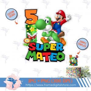 Super Mario Topper Cake