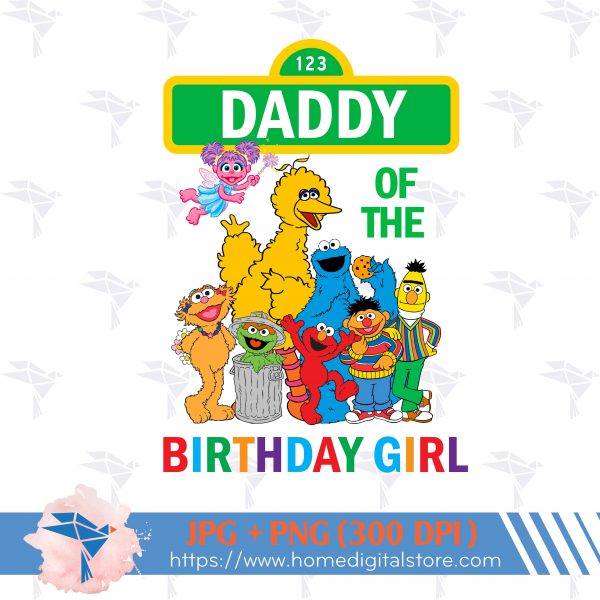 Sesame Street Daddy of the Birthday Girl