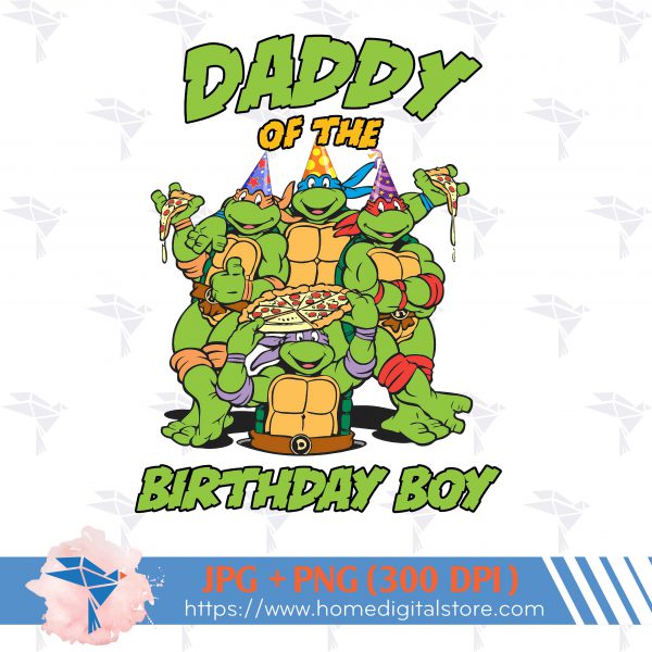 Daddy of Birthday Ninja Turtle