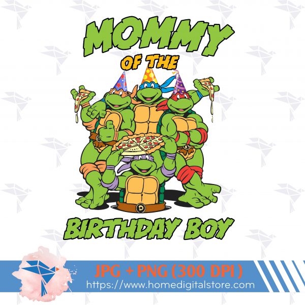 Mommy of Birthday Ninja Turtle
