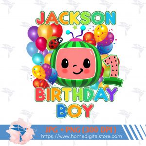 1st Birthday Boy Cocomelon