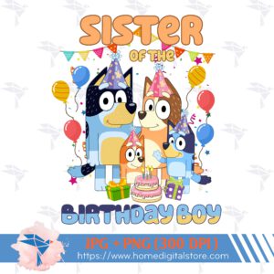Sister of the Birthday Boy Bluey