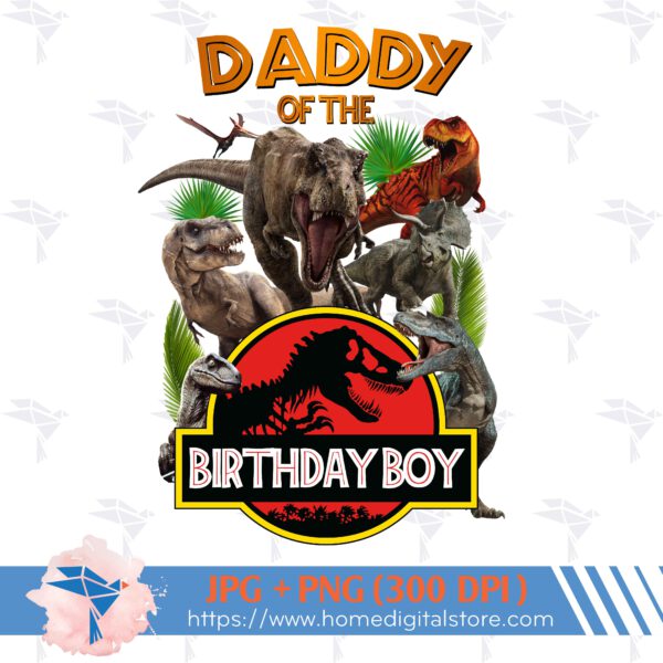 Daddy of the Birthday Boy Jurassic