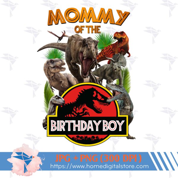 Mommy of the Birthday Boy Jurassic