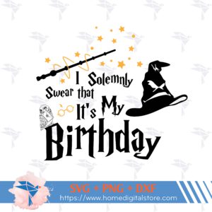 I Solemnly Swear That Birthday Harry Potter