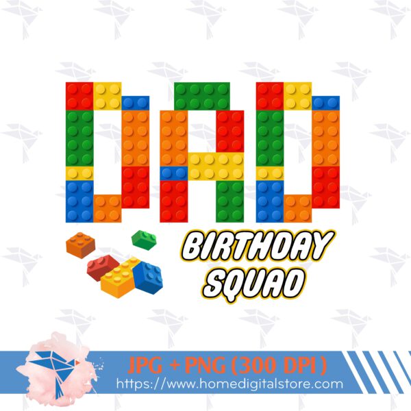 Birthday Squad Lego Dad