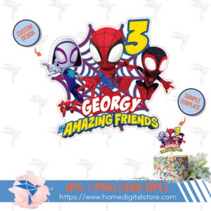 Spidey Cake Topper